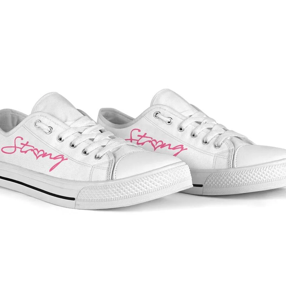 2Nd Grade Strong Pink White Shoes, Teacher Shoes, Low Top Sneakers