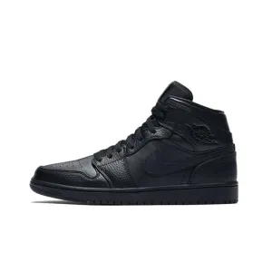 Air Jordan 1 Mid Triple Black