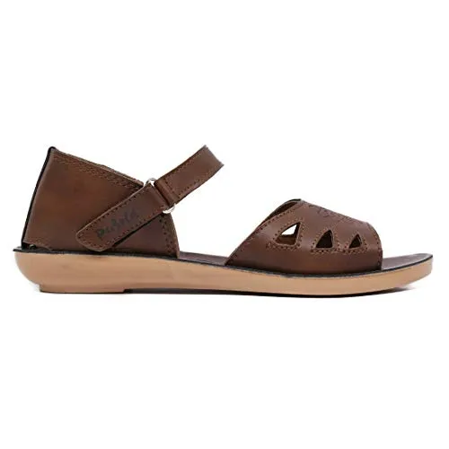 ASIAN Women's Elite-123 Tan Walking,Casual,Formal Sandals uk-8