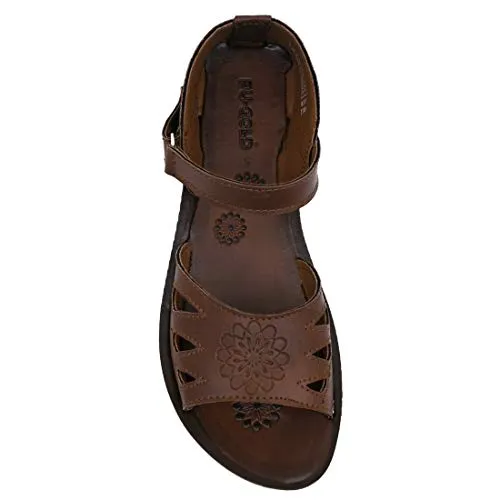 ASIAN Women's Elite-123 Tan Walking,Casual,Formal Sandals uk-8