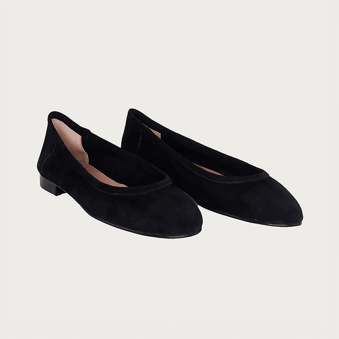 BAMBOLINA BLACK SUEDE