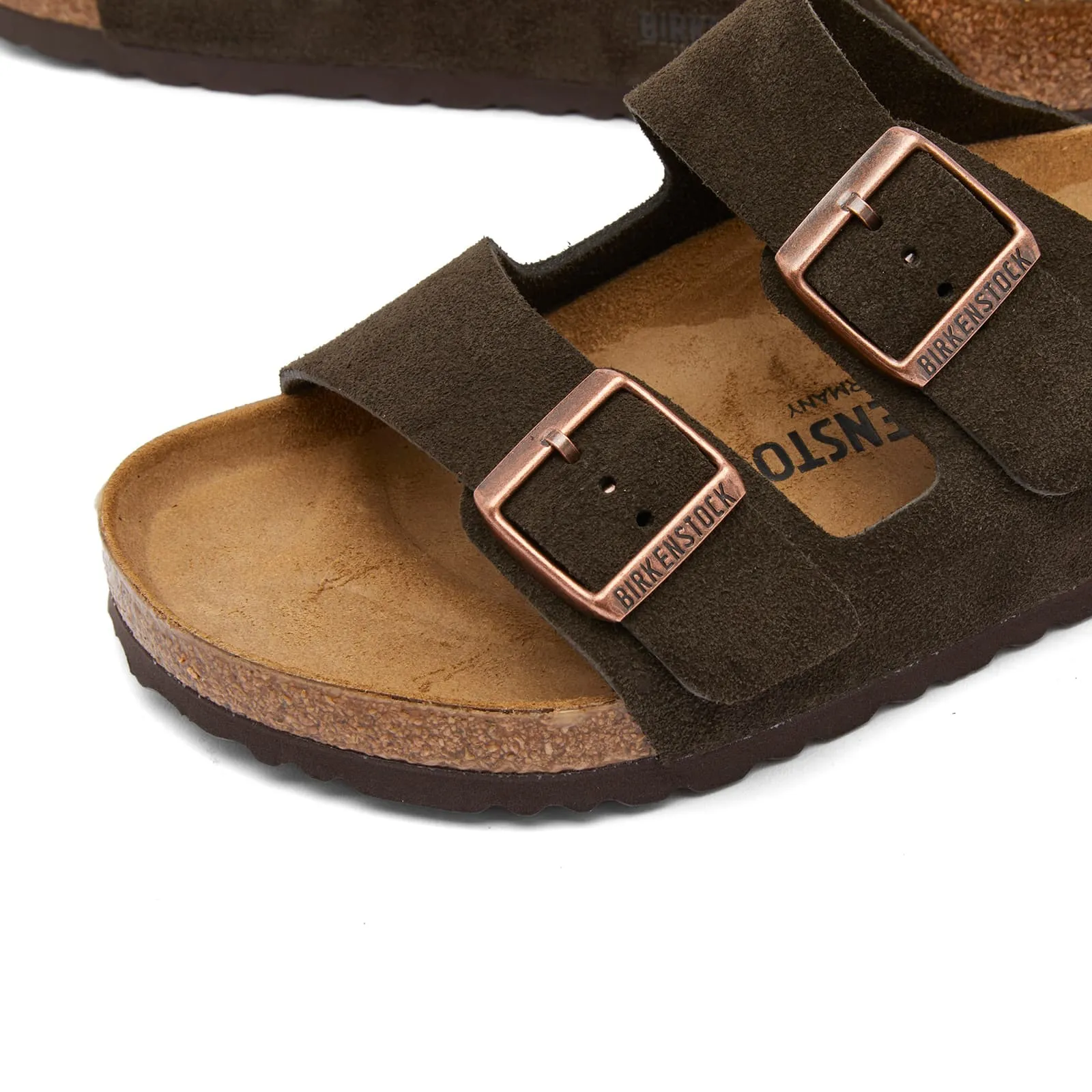 Birkenstock Arizona Sandals in Mocha Suede