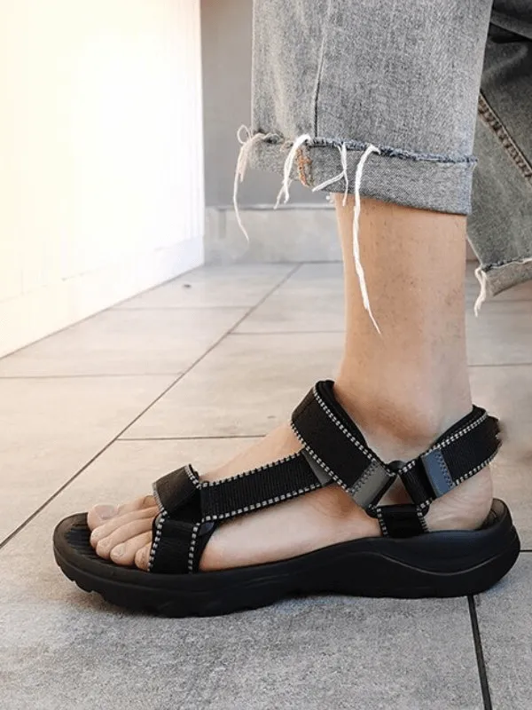 Casual Flexible Sports Men's Sandals with Velcro - SF1549