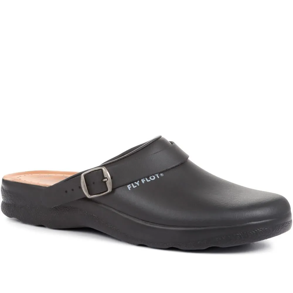 Coated Leather Work Clogs - FLY36103 / 322 504