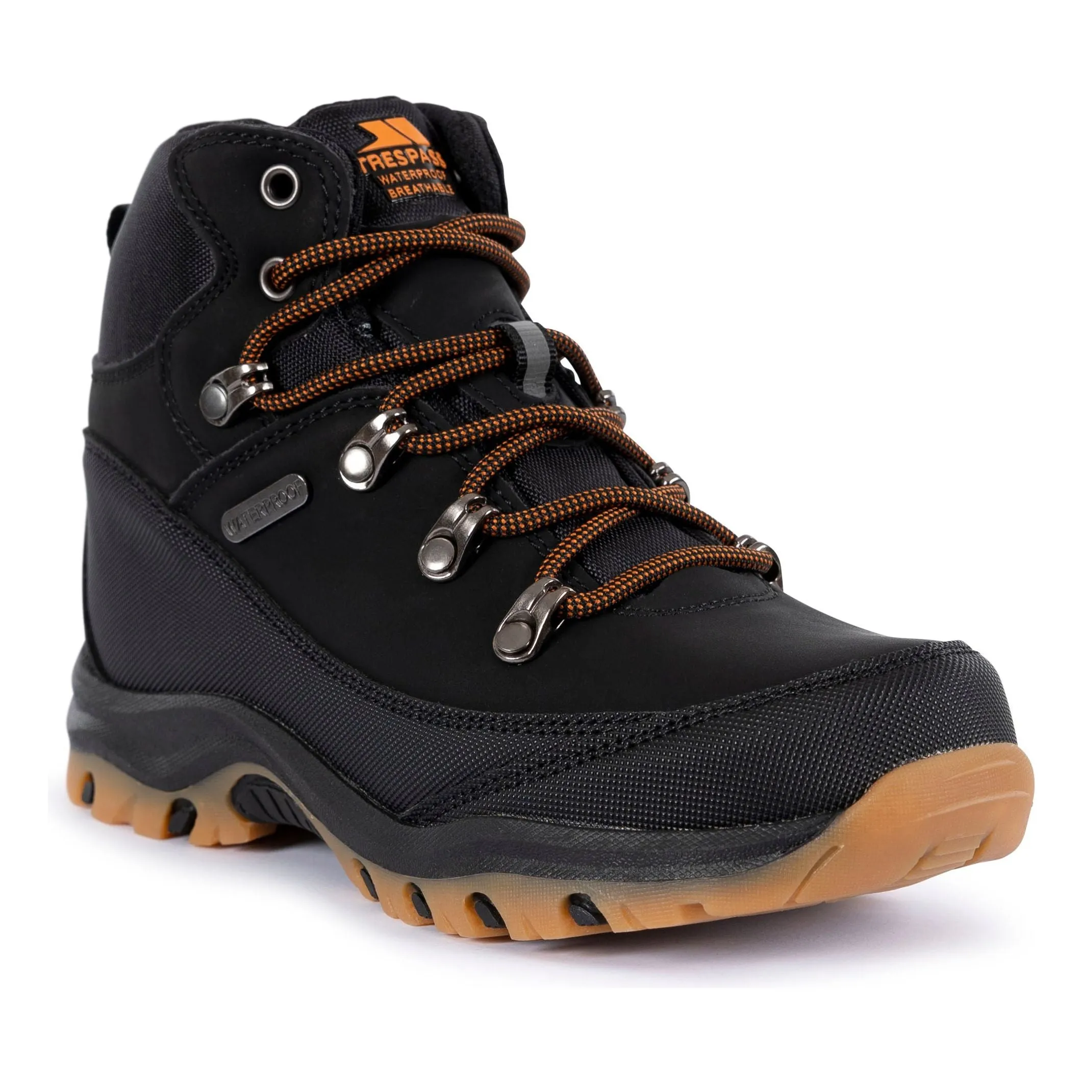 Corin Kids Waterproof Walking Boots in Black