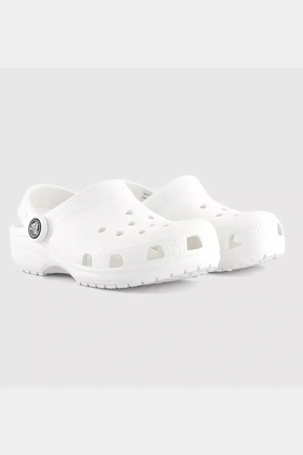 CROCS - kids classic clogs - white