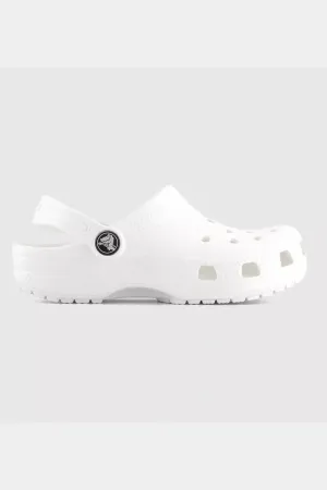 CROCS - kids classic clogs - white