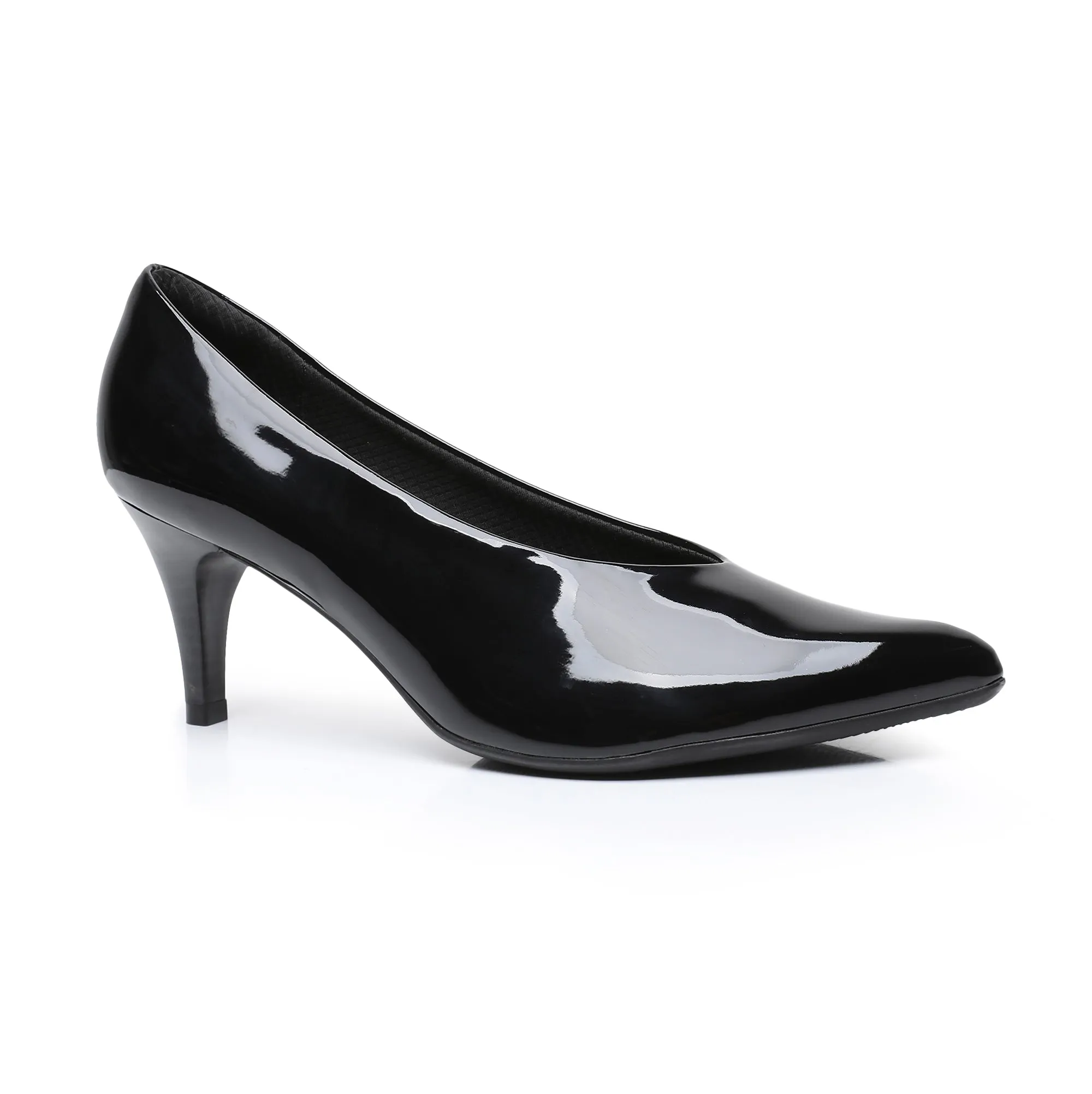 Dazzling Heel Elegance - Black Patent (745.058)