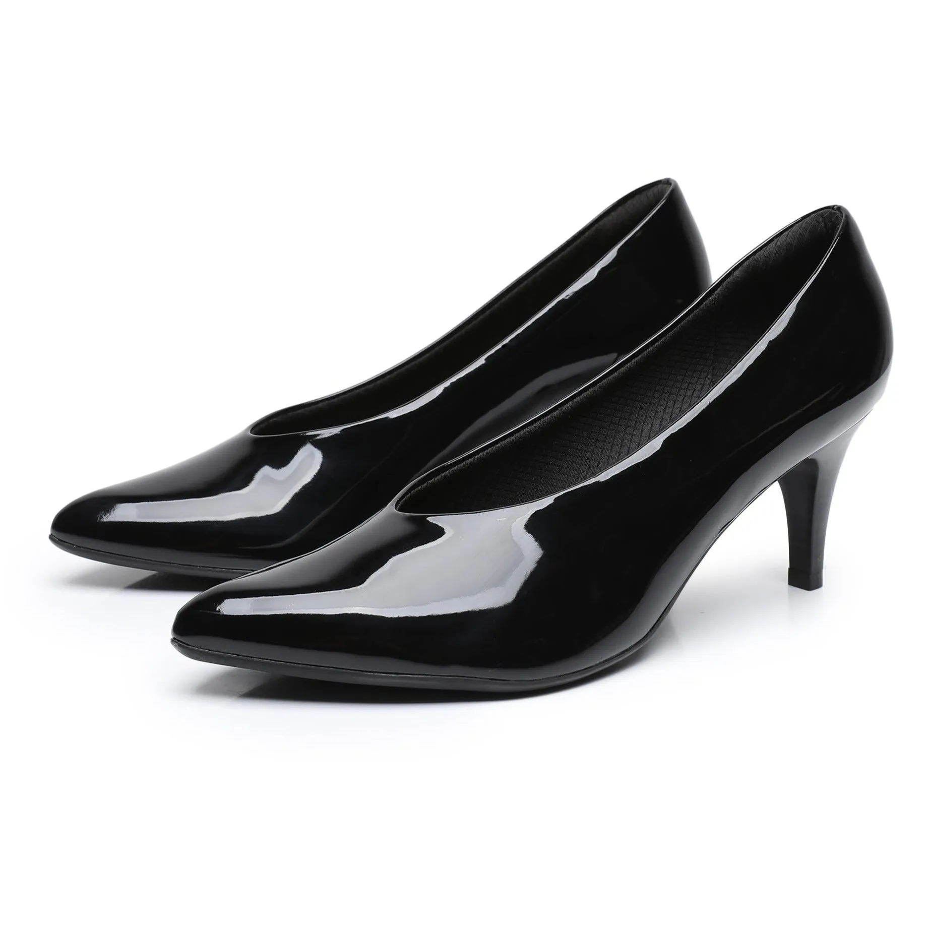 Dazzling Heel Elegance - Black Patent (745.058)