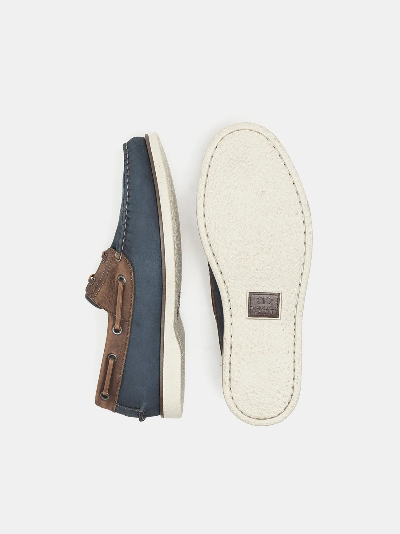 Democrata Men's Denim Deck Moccasin