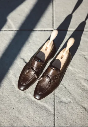 Handcrafted Tassel Loafers in Testa Di Moro