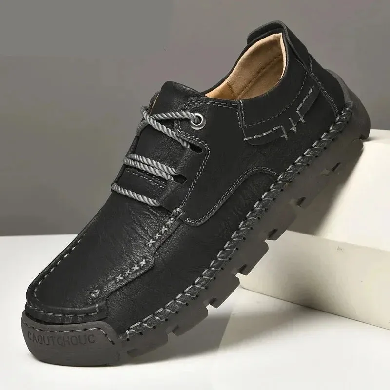 Handmade Pu Leather Casual Men Soft Shoes Design Comfortable Shoes Men Loafers Hot Sale Moccasins Driving Shoes