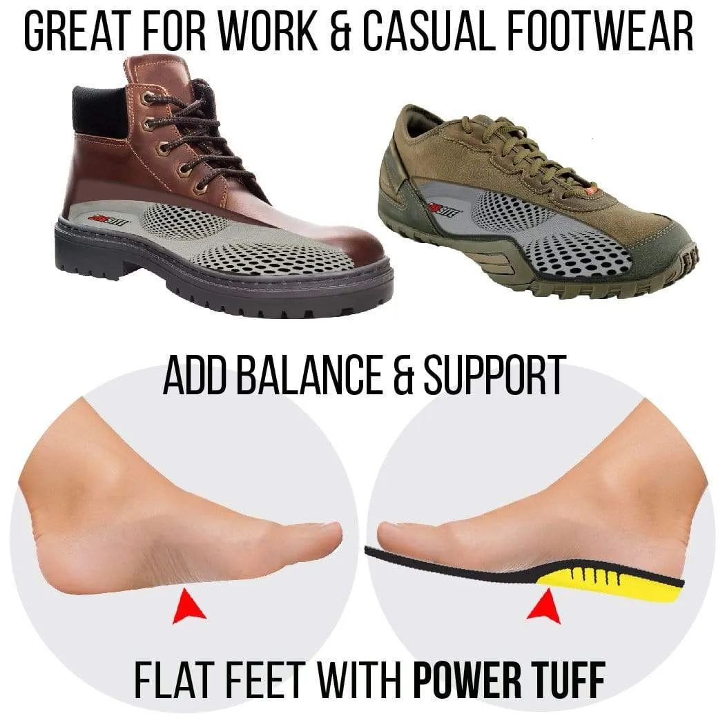 JobSite Power Tuff Anti-Fatigue Support Work Orthotic Insoles