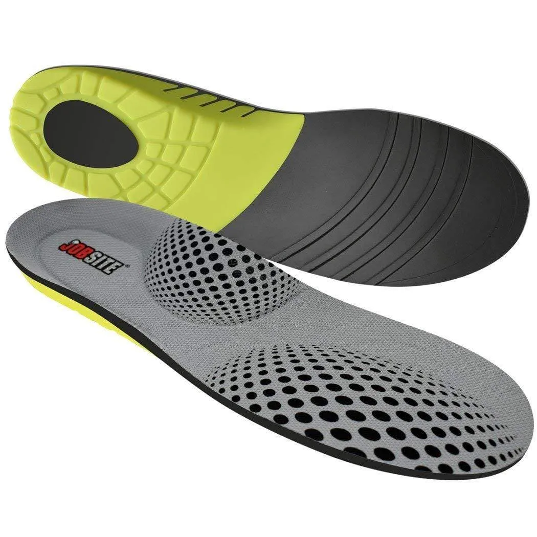 JobSite Power Tuff Anti-Fatigue Support Work Orthotic Insoles