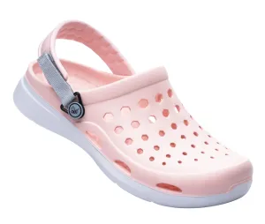 Joybees Womens Modern Clog Pale Pink White