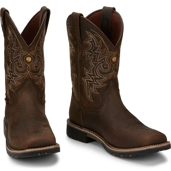 MEN'S FIREMAN 11" WATERPROOF WESTERN WORK BOOT | Gr9050