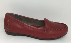 Naturalizer Kellyn Classic Dark Venom Red Leather Loafer Moccasin