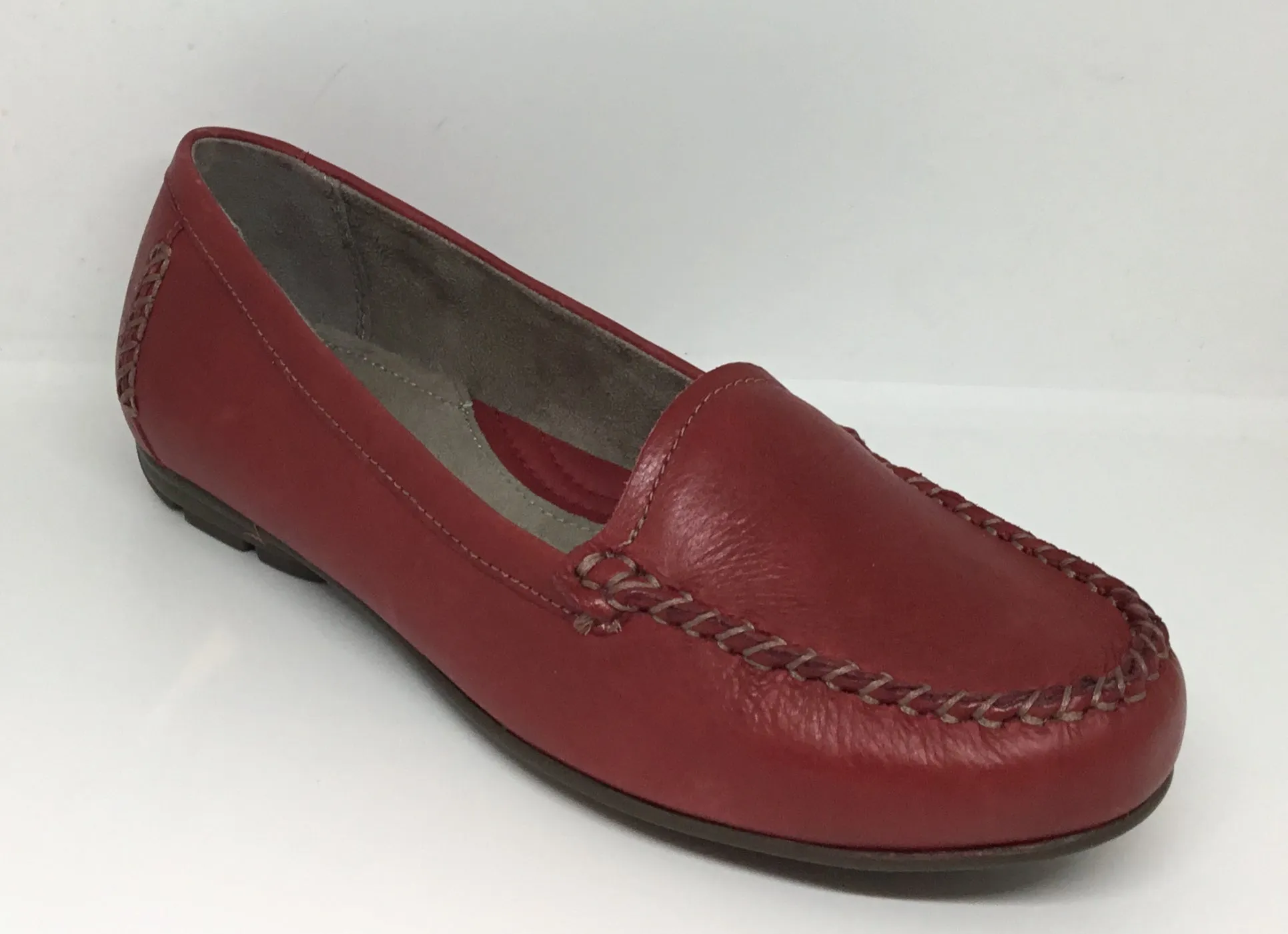 Naturalizer Kellyn Classic Dark Venom Red Leather Loafer Moccasin