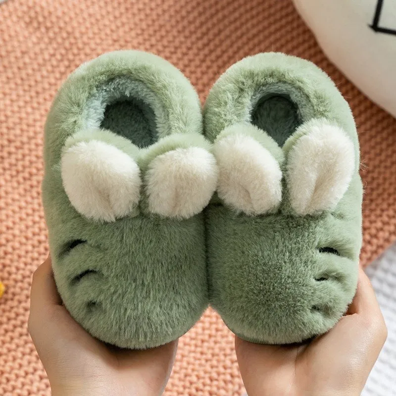 Plush Rabbit Slippers for Toddlers