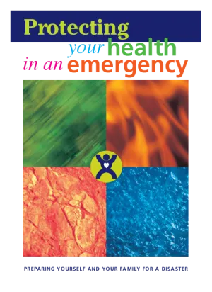 Protecting Your Health in an Emergency - HE10163