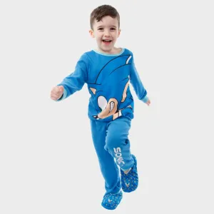 Sonic The Hedgehog Pyjamas and Slippers Set