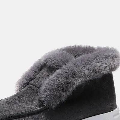 TEEK - Furry Suede Snow Boots