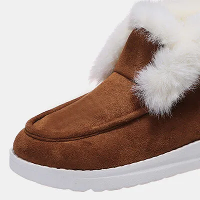 TEEK - Furry Suede Snow Boots