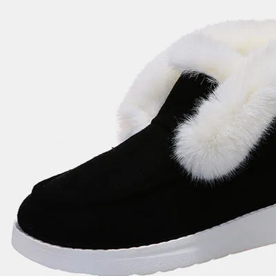 TEEK - Furry Suede Snow Boots