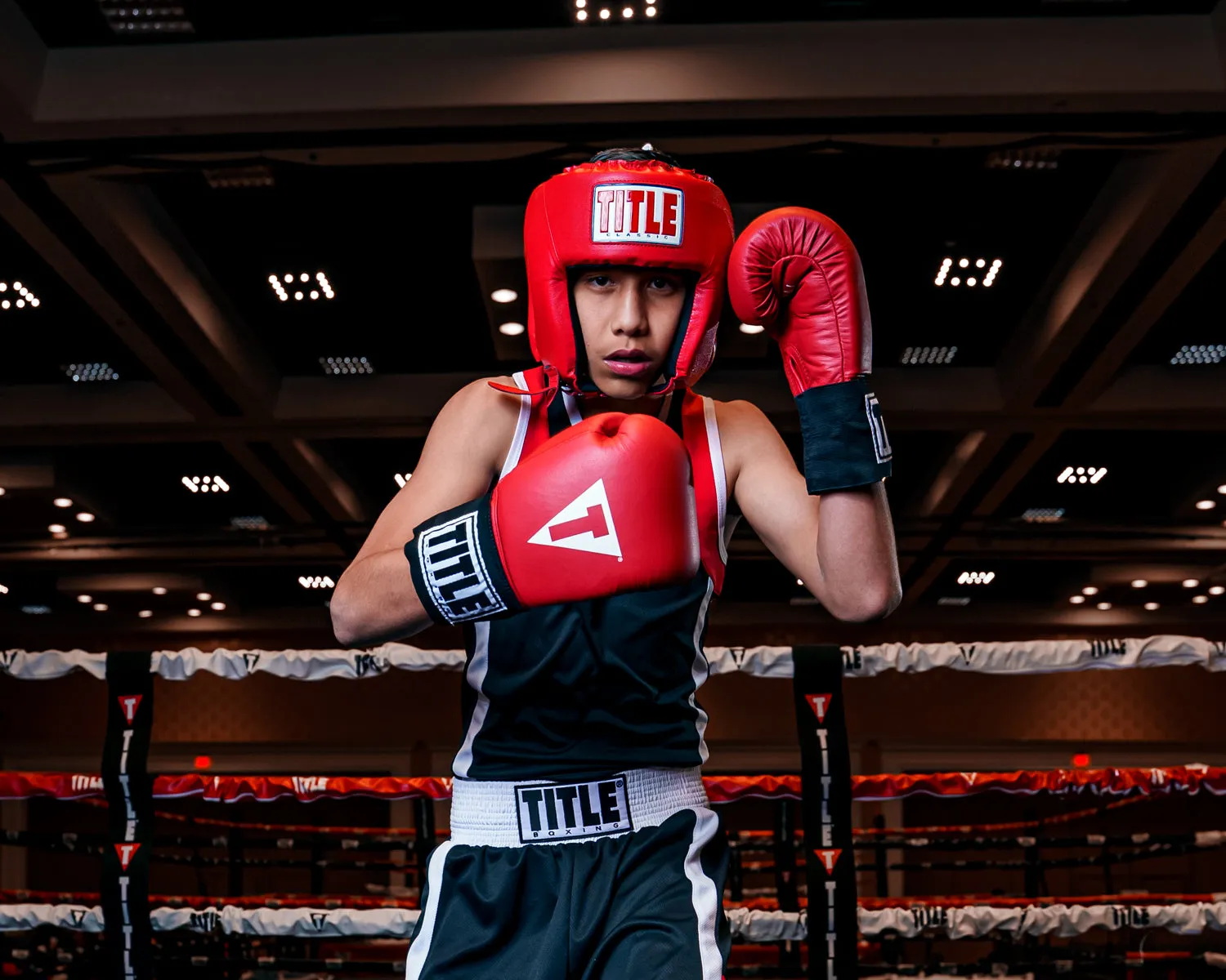 TITLE Classic USA Boxing Competition Headgear – Open Face