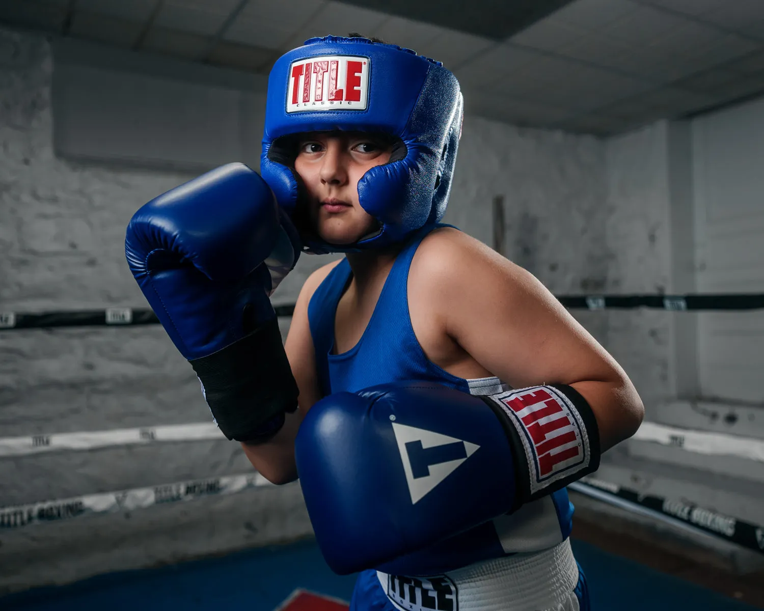 TITLE Classic USA Boxing Competition Headgear – With Cheeks