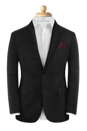 VBC | Timeless Elegance of the Black Herringbone Suit