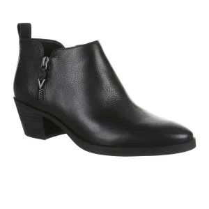 Vionic Cecily Waterproof Ankle Boot (Women) - Black Tumbled Leather