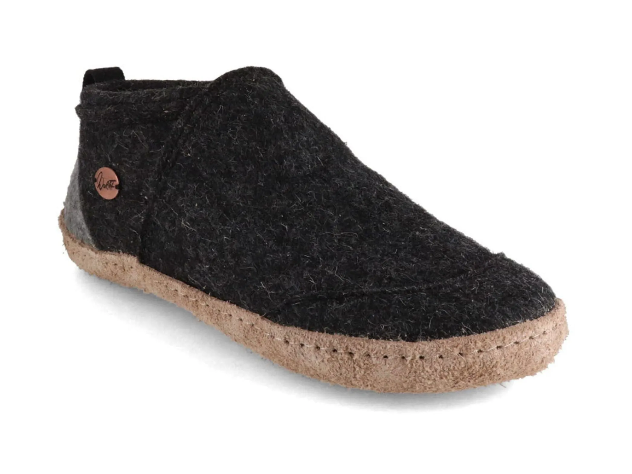 WoolFit Taiga | Felt Slipper Boots with Leather Sole