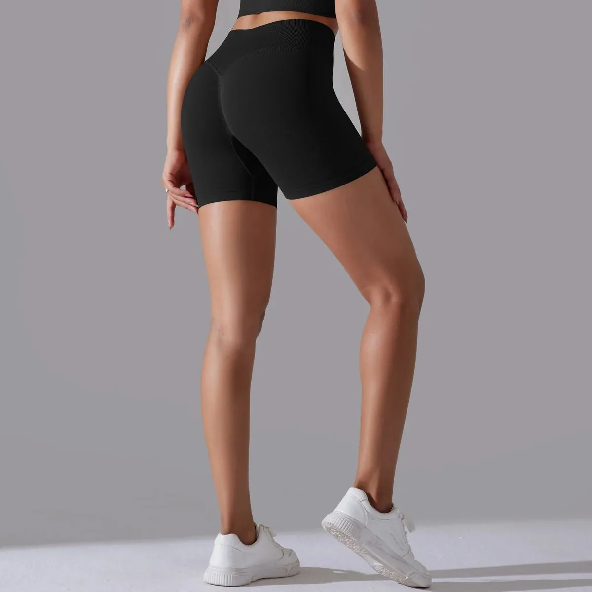 Yoga Shorts High Waist Workout Shorts Fitness Yoga Lift Butt Fitness Women Yoga Gym Running Short Pants Sportswear Workout Short